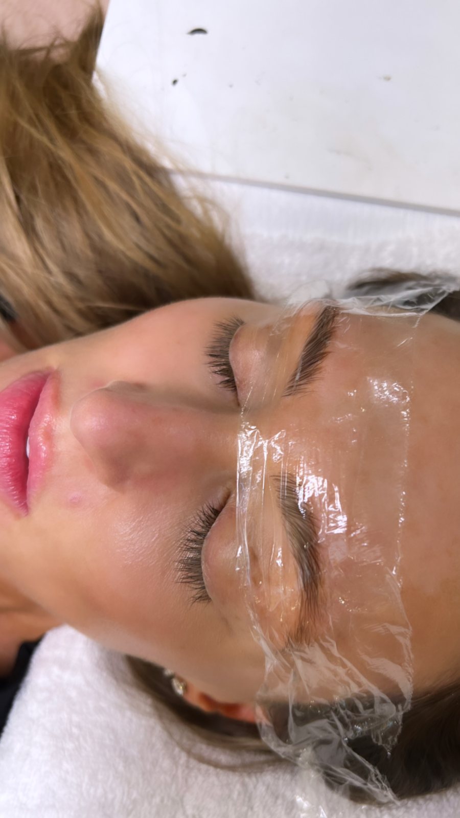 Brow shaping, precision work in progress — The Bronze Lily, St. Petersburg, FL