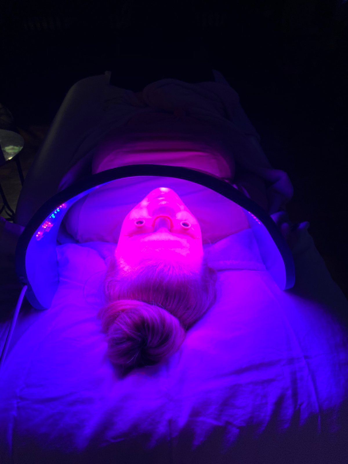 Clinical facial treatment — client work — The Bronze Lily, St. Petersburg, FL