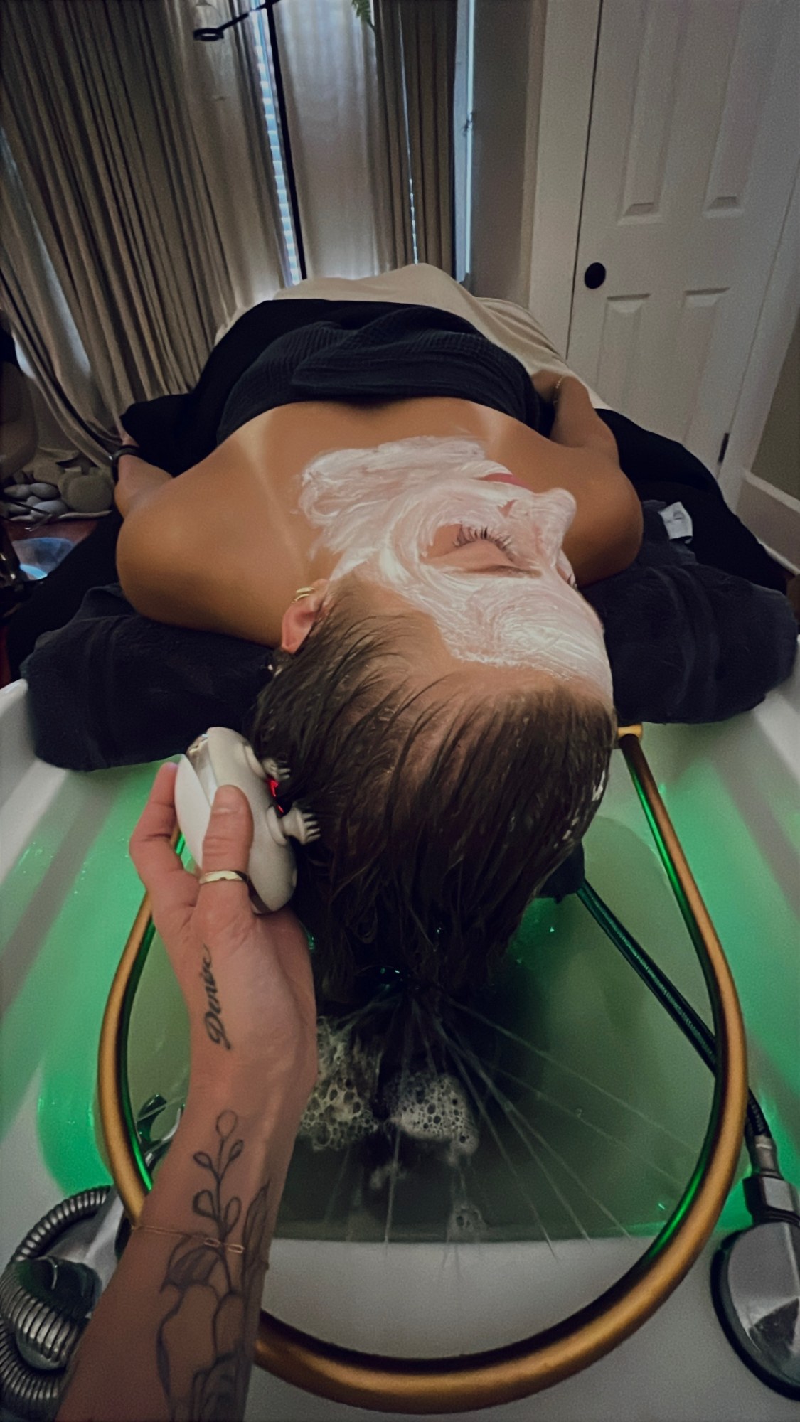 Head spa add-ons, the tray — The Bronze Lily, St. Petersburg, FL
