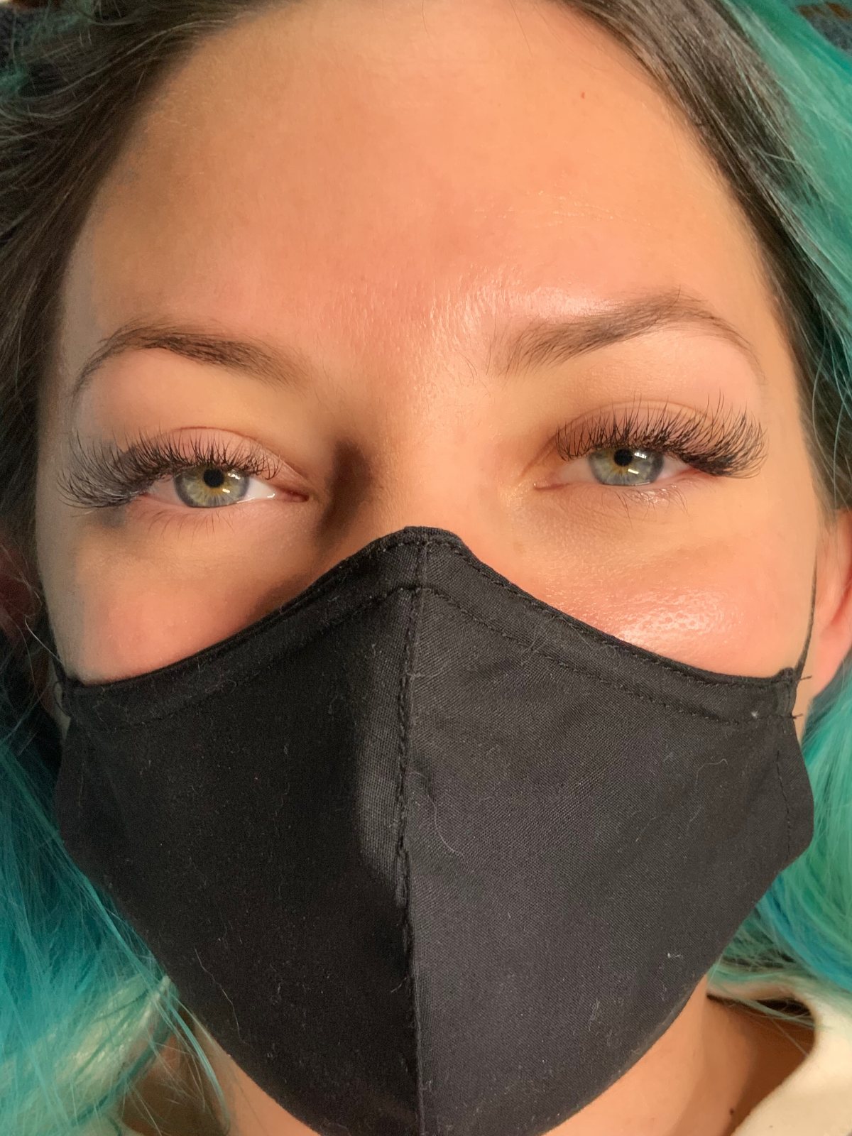 Lash extensions before and after — The Bronze Lily, St. Petersburg, FL
