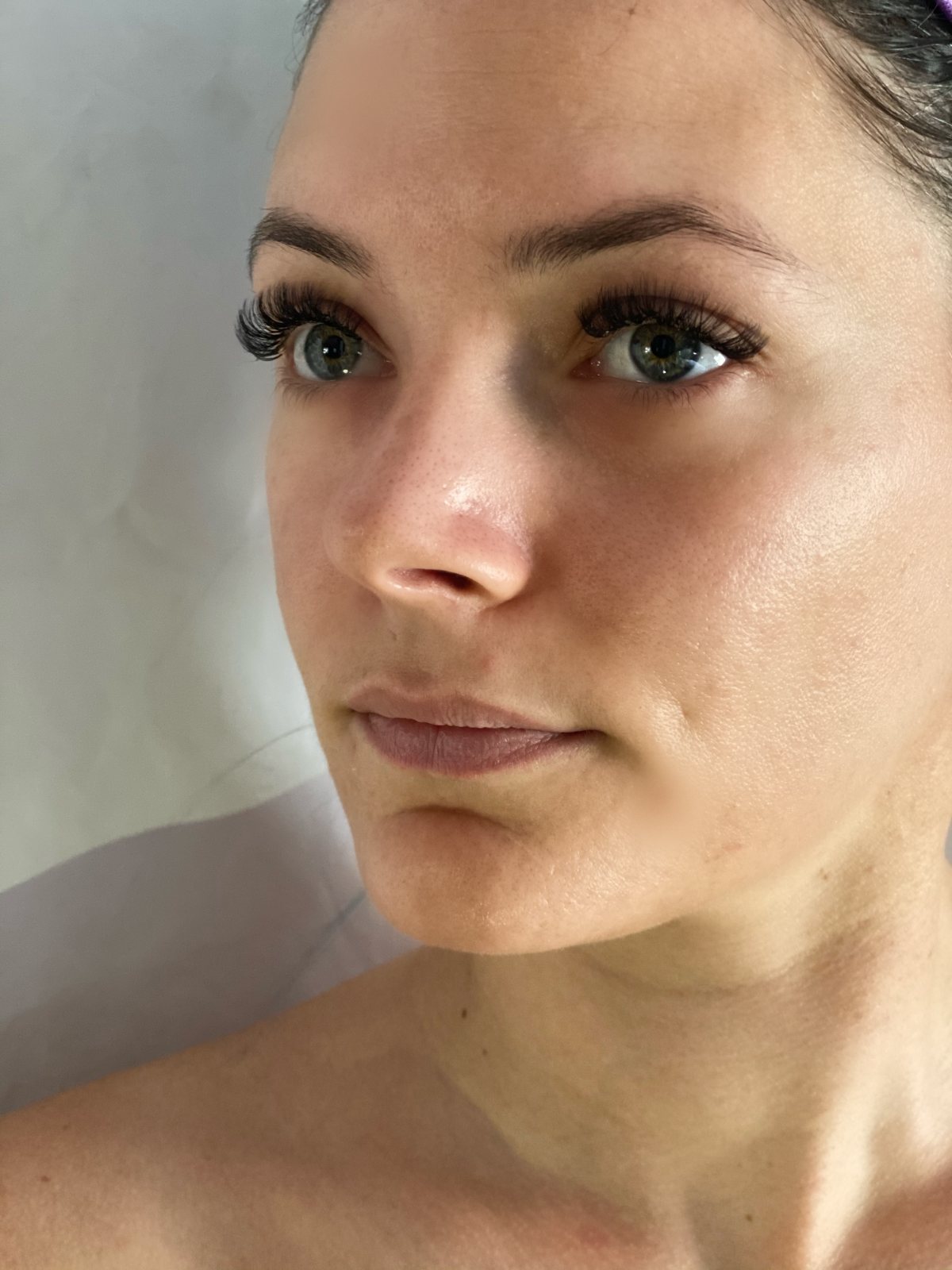Lash extensions close-up — The Bronze Lily, St. Petersburg, FL
